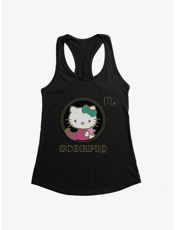 Hot Sale ✔️ Hello Kitty Star Sign Scorpio Stencil 👧 Girls Tank ✨ 5 Hot Sale ✔️ Hello Kitty Star Sign Scorpio Stencil 👧 Girls Tank ✨ - Image 5