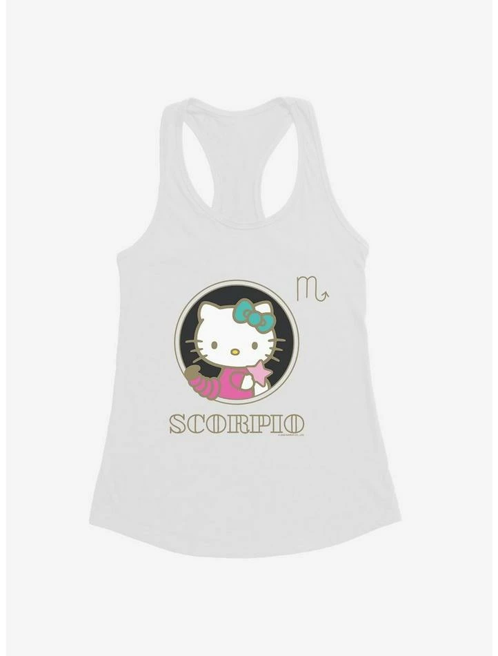 Hot Sale ✔️ Hello Kitty Star Sign Scorpio Stencil 👧 Girls Tank ✨ 3 Hot Sale ✔️ Hello Kitty Star Sign Scorpio Stencil 👧 Girls Tank ✨ - Image 3