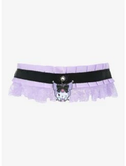 Promo 😉 Kuromi Lolita Lavender Lace Choker 🥰