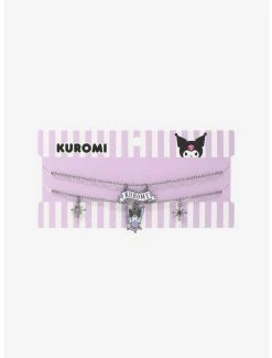 Cheapest 👏 Kuromi Crystal Ball Nameplate Necklace Set 🎉 -Hello Kitty Sales Shop 18257197 av2