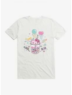 Outlet ✨ Hello Kitty Sugar Rush 🍬 Candy Boba T-Shirt ✨ -Hello Kitty Sales Shop 18280941 hi