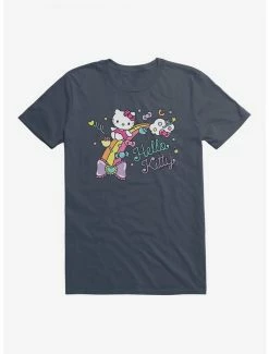 Promo 👏 Hello Kitty Sugar Rush 🍬 Candy Rainbow T-Shirt 🌟 -Hello Kitty Sales Shop 18281094 hi