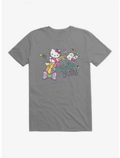 Promo 👏 Hello Kitty Sugar Rush 🍬 Candy Rainbow T-Shirt 🌟 -Hello Kitty Sales Shop 18281121 hi