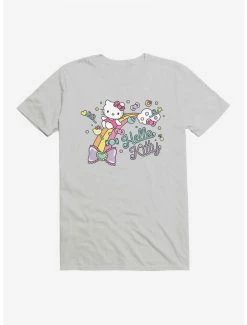 Promo 👏 Hello Kitty Sugar Rush 🍬 Candy Rainbow T-Shirt 🌟 -Hello Kitty Sales Shop 18281130 hi