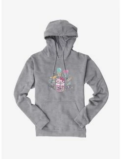 Outlet ⭐ Hello Kitty Sugar Rush 🍬 Candy Boba Hoodie ⌛ -Hello Kitty Sales Shop 18282082 hi