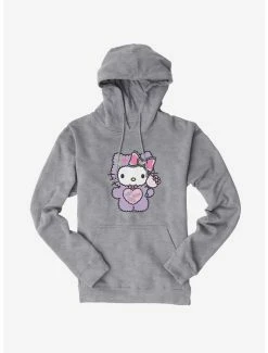 Budget ⌛ Hello Kitty Sugar Rush Fuzzy Lollipop Hoodie ✔️ -Hello Kitty Sales Shop 18282187 hi