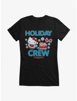New 🔥 Hello Kitty Holiday Crew Sled 👧 Girls T-Shirt 👏 -Hello Kitty Sales Shop 18291769 hi