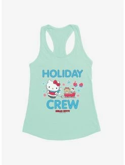 Best deal ๐ Hello Kitty Holiday Crew Sled ๐ง Girls Tank ๐คฉ