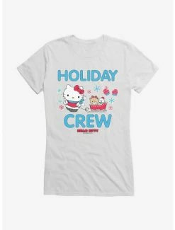 New 🔥 Hello Kitty Holiday Crew Sled 👧 Girls T-Shirt 👏 -Hello Kitty Sales Shop 18292618 hi