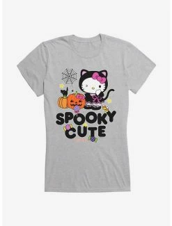 Coupon 🤩 Hello Kitty Spooky Cute 👧 Girls T-Shirt 👍 -Hello Kitty Sales Shop 18292702 hi