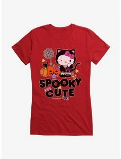 Coupon 🤩 Hello Kitty Spooky Cute 👧 Girls T-Shirt 👍