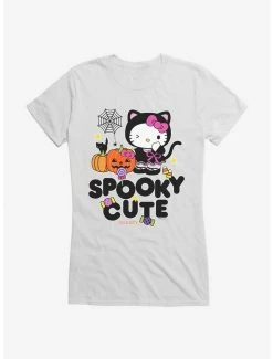 Coupon 🤩 Hello Kitty Spooky Cute 👧 Girls T-Shirt 👍 -Hello Kitty Sales Shop 18292730 hi