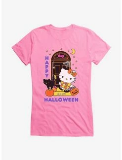 Discount ✔️ Hello Kitty Trick Or Treating 👧 Girls T-Shirt 🥰 -Hello Kitty Sales Shop 18292807 hi