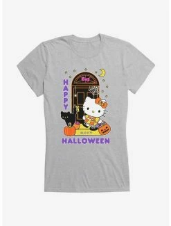 Discount ✔️ Hello Kitty Trick Or Treating 👧 Girls T-Shirt 🥰 -Hello Kitty Sales Shop 18292814 hi