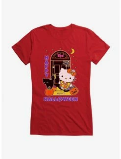 Discount ✔️ Hello Kitty Trick Or Treating 👧 Girls T-Shirt 🥰 -Hello Kitty Sales Shop 18292828 hi