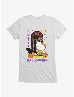 Discount ✔️ Hello Kitty Trick Or Treating 👧 Girls T-Shirt 🥰 -Hello Kitty Sales Shop 18292842 hi