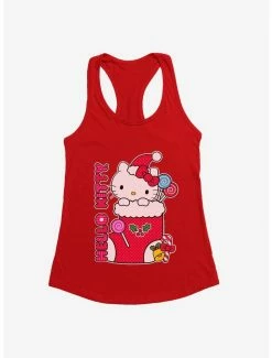 Discount 💯 Hello Kitty Sweet Stocking 👧 Girls Tank ✔️ -Hello Kitty Sales Shop 18293052 hi