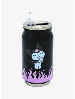Brand new 🧨 Kuromi Flames Soda Can Water Bottle 💯