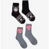 Discount 🥰 Kuromi Skull Fuzzy 🧦 Socks 2 Pair 😍