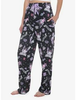 Hello Kitty Sales Shop 33 Cheapest 👏 Kuromi Crystal Ball Pajama Pants ⌛