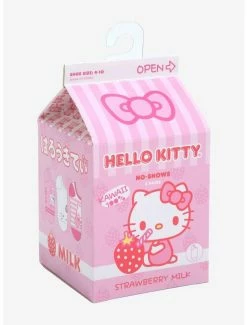 Top 10 โ๏ธ Hello Kitty Milk Carton No-Show ๐งฆ Socks 3 Pair โจ