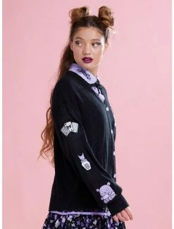 Brand new 🔥 Kuromi Fortune Teller Skimmer 👧 Girls Cardigan 🧨 -Hello Kitty Sales Shop 18636127 av3