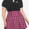 Coupon 🛒 Kuromi Lace Collared 👧 Girls Top Plus Size 🥰