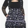 Top 10 🤩 Kuromi Fortune Teller Tiered Suspender 👗 Skirt Plus Size 👍
