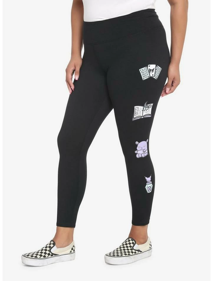 Brand new 🥰 Kuromi Fortune Teller Leggings Plus Size 🛒 1 Brand new 🥰 Kuromi Fortune Teller Leggings Plus Size 🛒