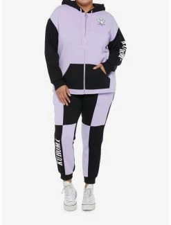 Coupon 😍 Kuromi Fortune Teller Color-Block Skimmer 👧 Girls Hoodie Plus Size ⌛ -Hello Kitty Sales Shop 18655236 av2