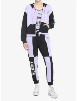 Outlet 🛒 Kuromi Fortune Teller Color-Block 👧 Girls Sweatpants 💯 -Hello Kitty Sales Shop 18655244 av2