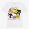 Flash Sale ✨ Hello Kitty And Friends Group Boyfriend Fit 👧 Girls T-Shirt Plus Size 😍