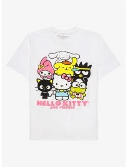 Flash Sale ✨ Hello Kitty And Friends Group Boyfriend Fit 👧 Girls T-Shirt Plus Size 😍