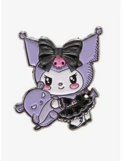 Cheap 🎁 Kuromi Baku Lolita Enamel Pin 🌟