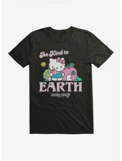 Best Sale ❤️ Hello Kitty Be Kind To The Earth T-Shirt 🥰 -Hello Kitty Sales Shop 18921219 hi