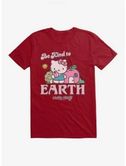 Best Sale ❤️ Hello Kitty Be Kind To The Earth T-Shirt 🥰 -Hello Kitty Sales Shop 18921246 hi