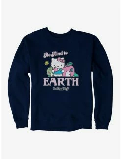 Budget 👍 Hello Kitty Be Kind To The Earth Sweatshirt 🎉 -Hello Kitty Sales Shop 18921561 hi