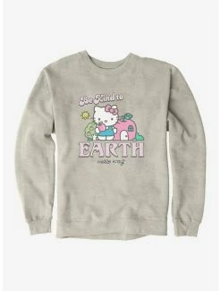 Budget 👍 Hello Kitty Be Kind To The Earth Sweatshirt 🎉 -Hello Kitty Sales Shop 18921568 hi