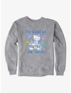 New 🎉 Hello Kitty Be Kind To The Seas Sweatshirt 🎁 -Hello Kitty Sales Shop 18921610 hi