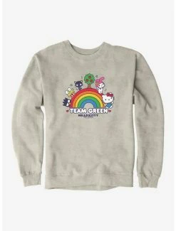 Coupon 😀 Hello Kitty & Friends Earth Day Team Green Sweatshirt 🎁 -Hello Kitty Sales Shop 18921736 hi
