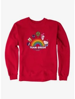 Coupon 😀 Hello Kitty & Friends Earth Day Team Green Sweatshirt 🎁 -Hello Kitty Sales Shop 18921743 hi
