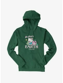 Cheap 😉 Hello Kitty Be Kind To The Earth Hoodie 🛒 -Hello Kitty Sales Shop 18921771 hi