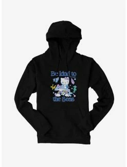 Outlet 🔔 Hello Kitty Be Kind To The Seas Hoodie 🎁 -Hello Kitty Sales Shop 18921813 hi