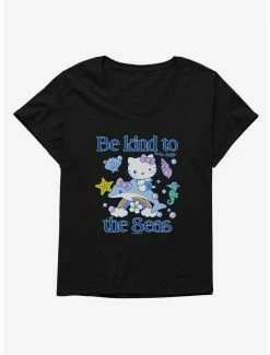 Buy 🧨 Hello Kitty Be Kind To The Seas 👧 Girls T-Shirt Plus Size 🎉 -Hello Kitty Sales Shop 18922081 hi