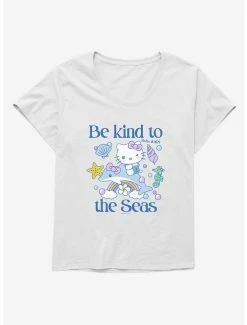 Buy 🧨 Hello Kitty Be Kind To The Seas 👧 Girls T-Shirt Plus Size 🎉 -Hello Kitty Sales Shop 18922108 hi