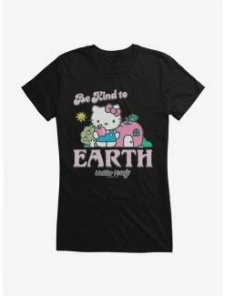 Brand new ✔️ Hello Kitty Be Kind To The Earth 👧 Girls T-Shirt ✨ -Hello Kitty Sales Shop 18922192 hi