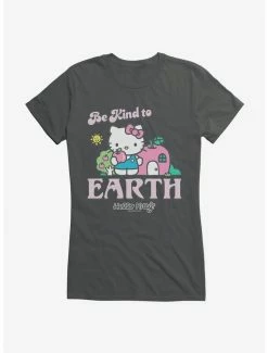 Brand new ✔️ Hello Kitty Be Kind To The Earth 👧 Girls T-Shirt ✨ -Hello Kitty Sales Shop 18922199 hi