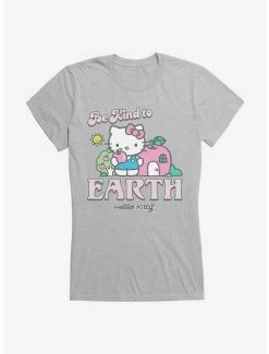 Brand new ✔️ Hello Kitty Be Kind To The Earth 👧 Girls T-Shirt ✨ -Hello Kitty Sales Shop 18922213 hi