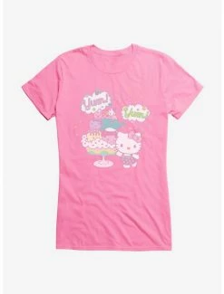 Brand new ✨ Hello Kitty Kawaii Vacation Dessert Time 👧 Girls T-Shirt 🎉 -Hello Kitty Sales Shop 18922472 hi