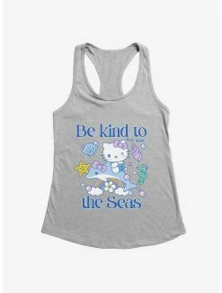 Best Sale 😉 Hello Kitty Be Kind To The Seas 👧 Girls Tank ✨ -Hello Kitty Sales Shop 18922556 hi